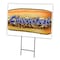 Signmission Cheesestake Yard Sign & Stake outdoor plastic coroplast window, C-2436 Cheesestake C-2436 Cheesestake - alternate 1
